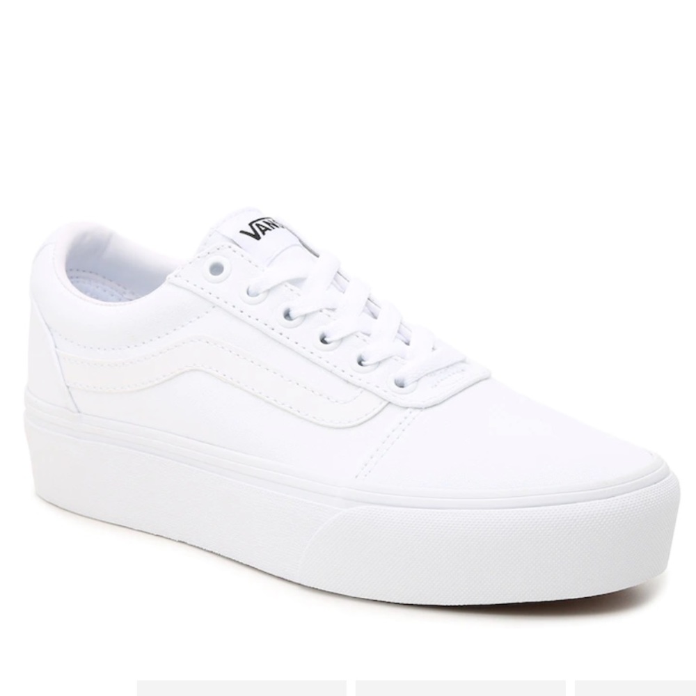 Vans Platform White Sneakers
